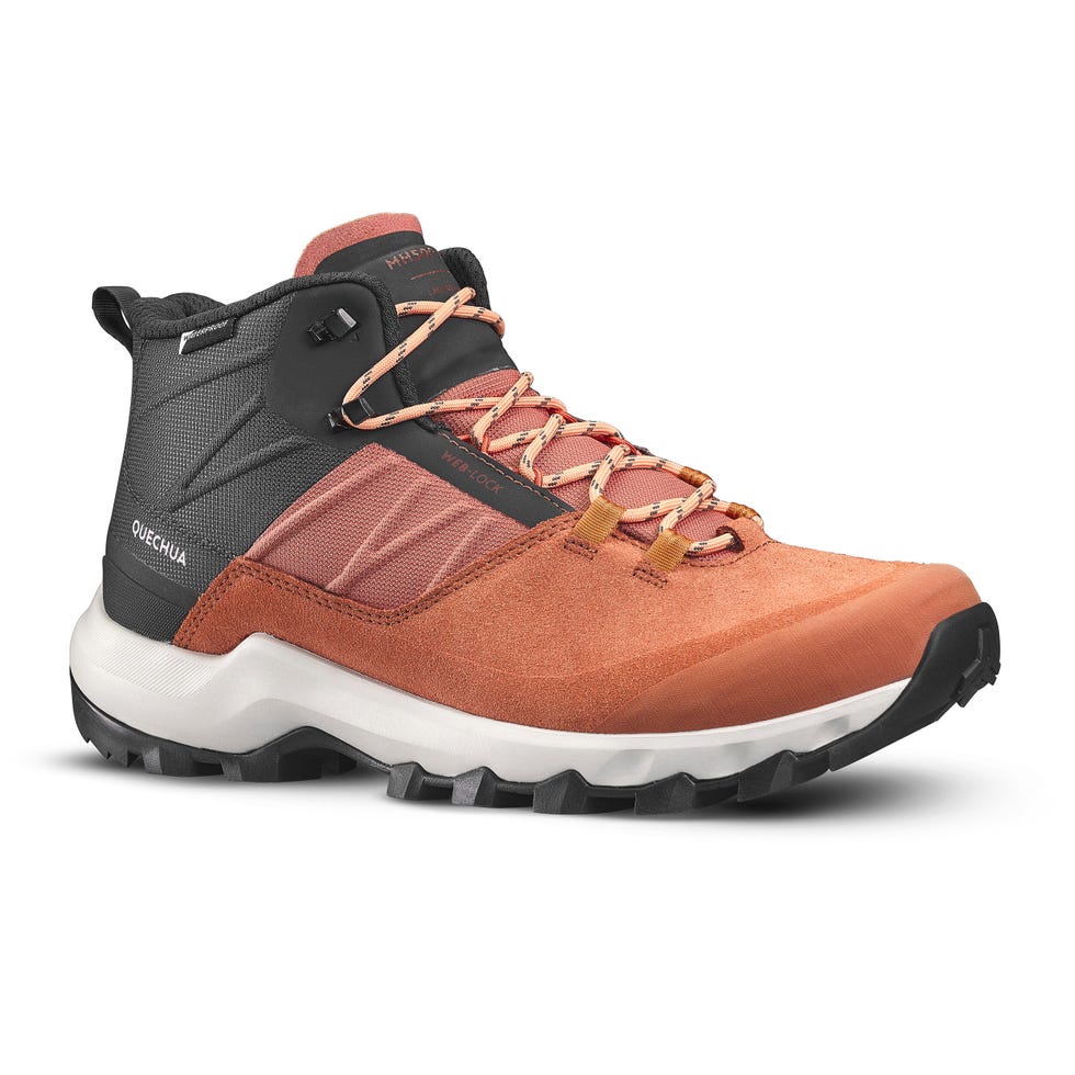Women’s Waterproof Mountain Walking Shoes MH500  
