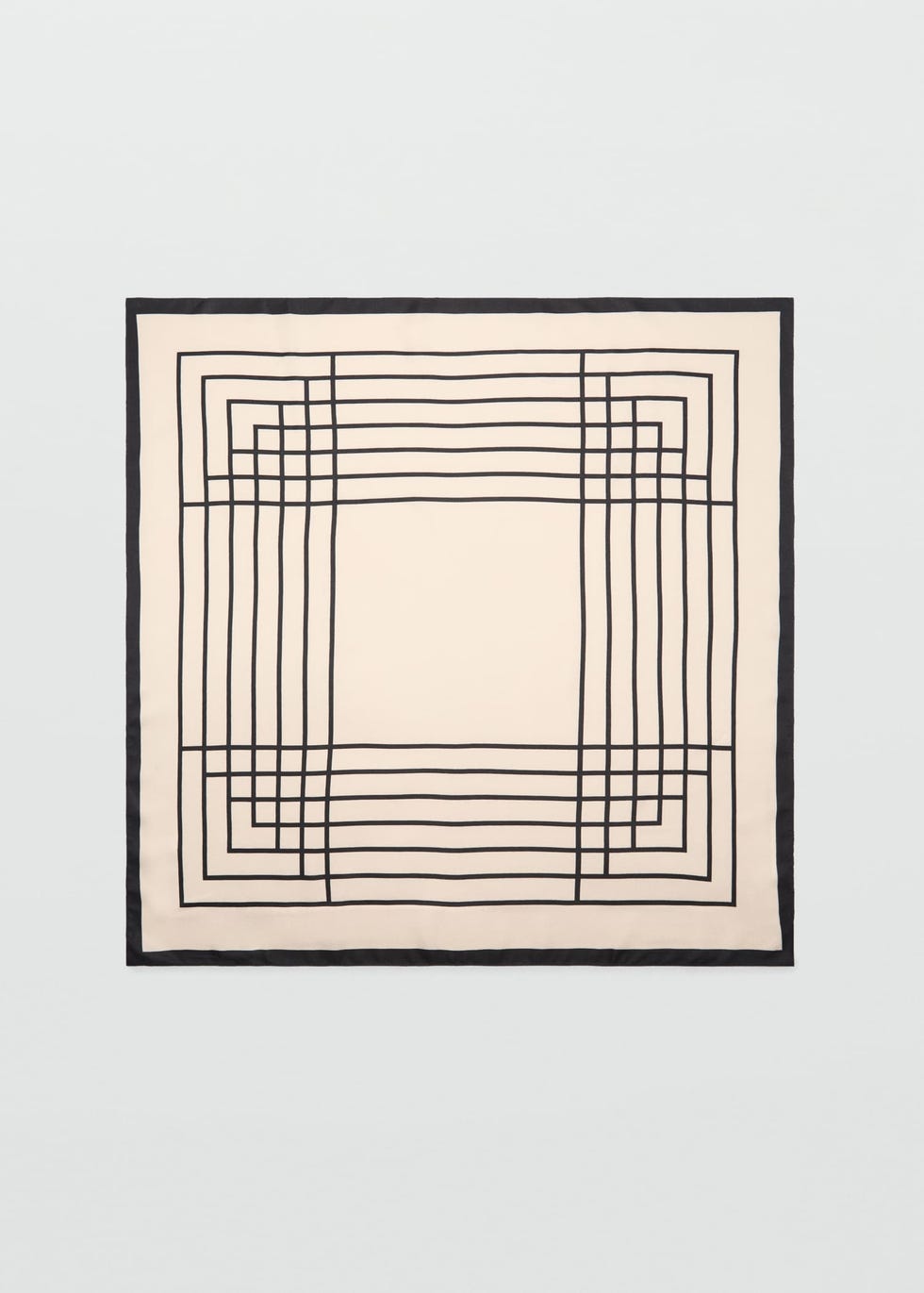 Geometric Printed Foulard