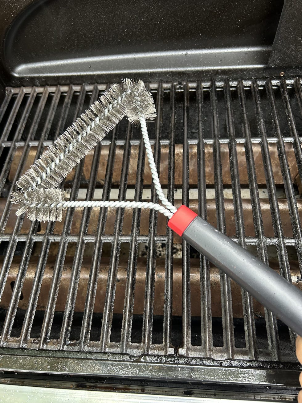 Three-Sided Grill Brush