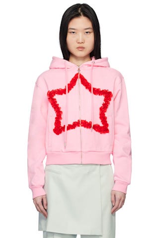 Sweat à capuche rose Regina