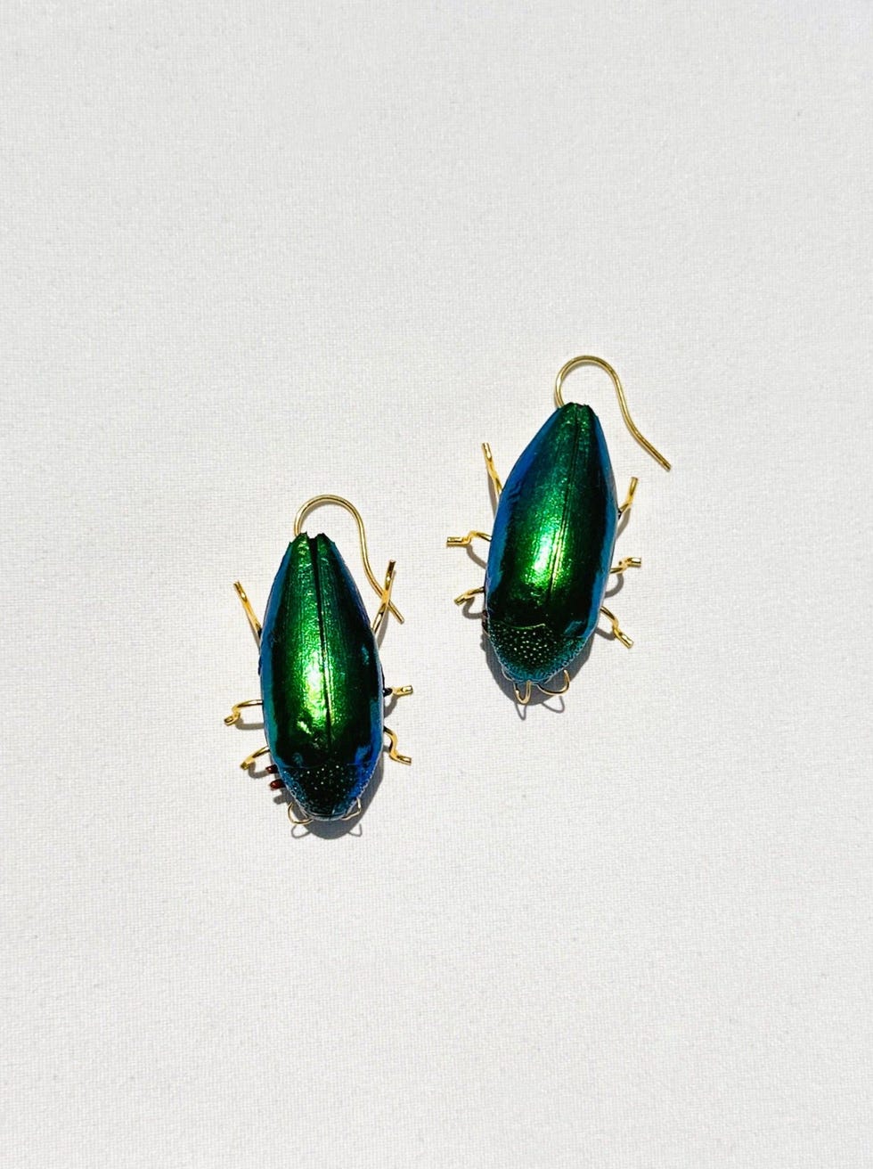 Boucles d'oreilles de Beetle (célibataire)