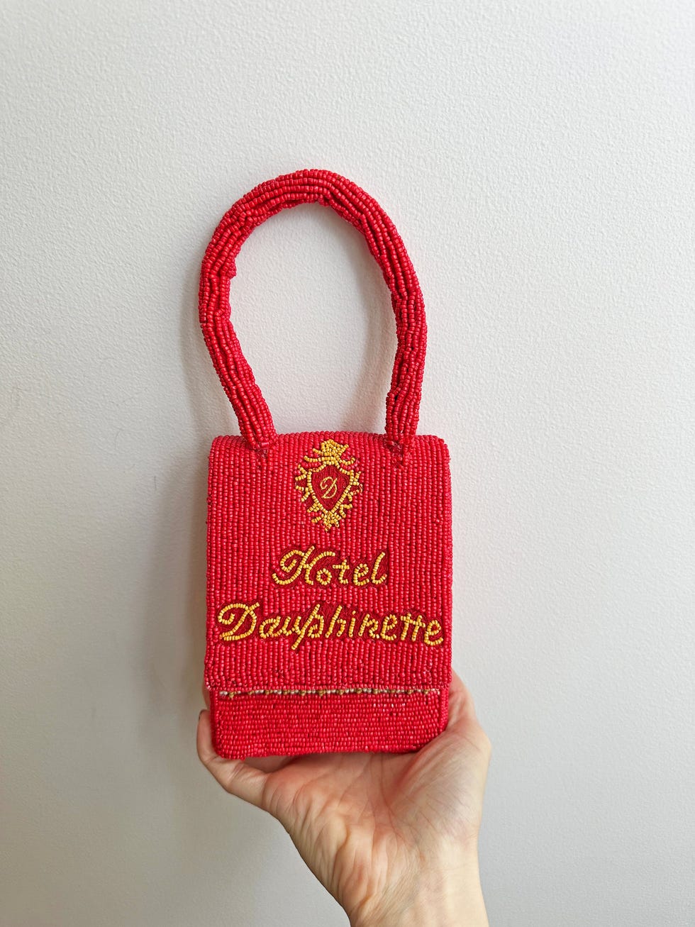 Mini Hand Bead Matchbook Sac