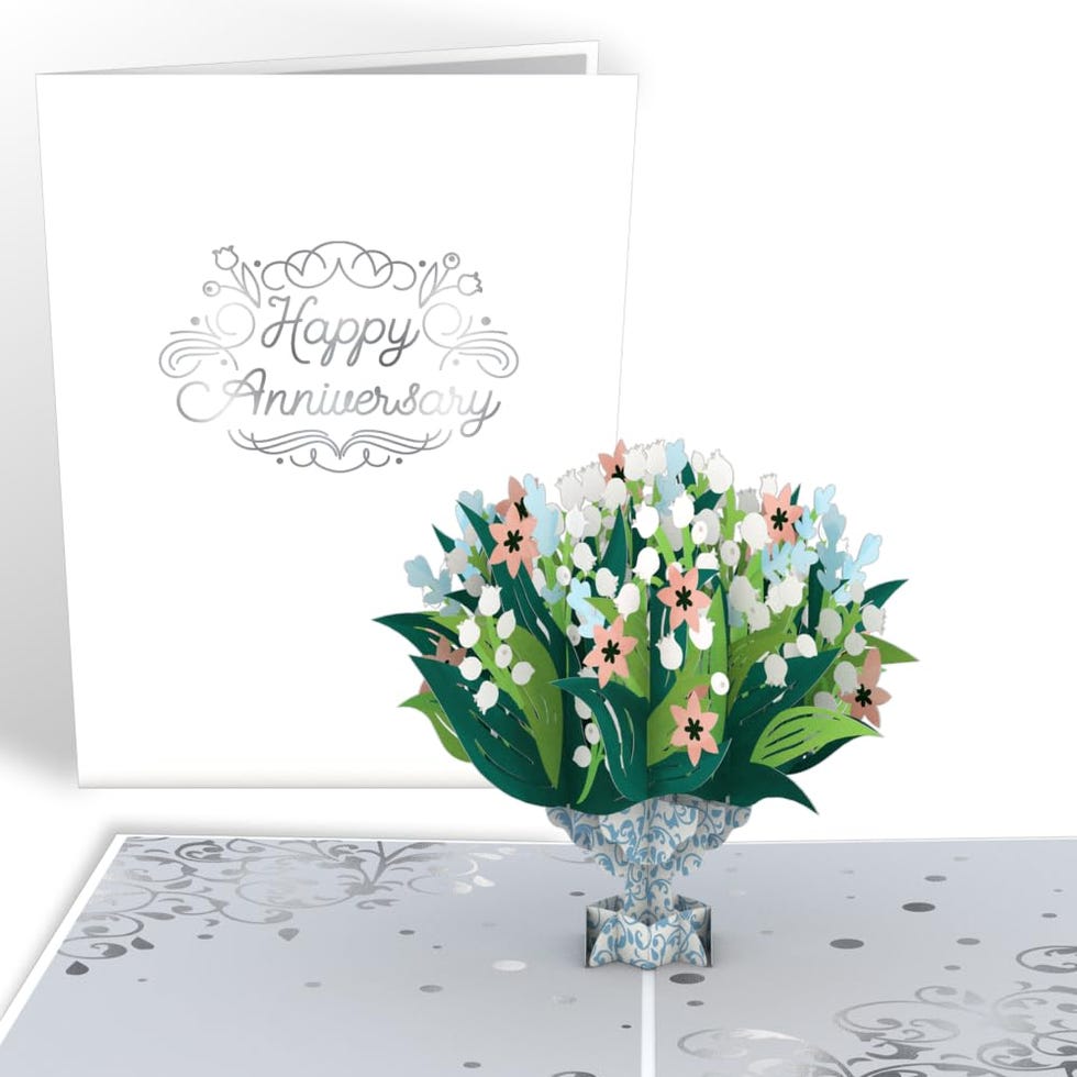  Lily of the Valley 3D Pop-Up Card