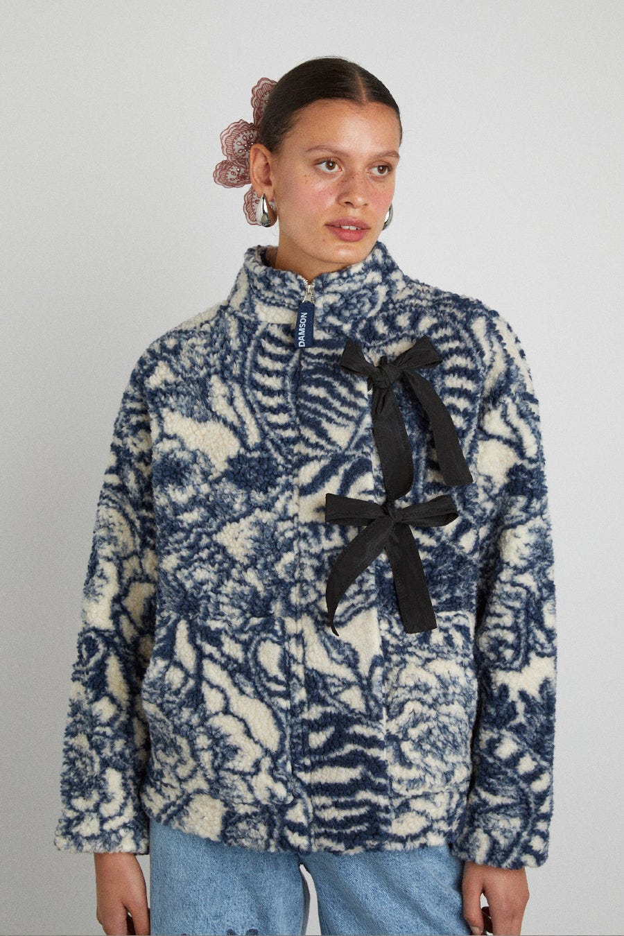Ingrid Borg Jacket - Vase Print