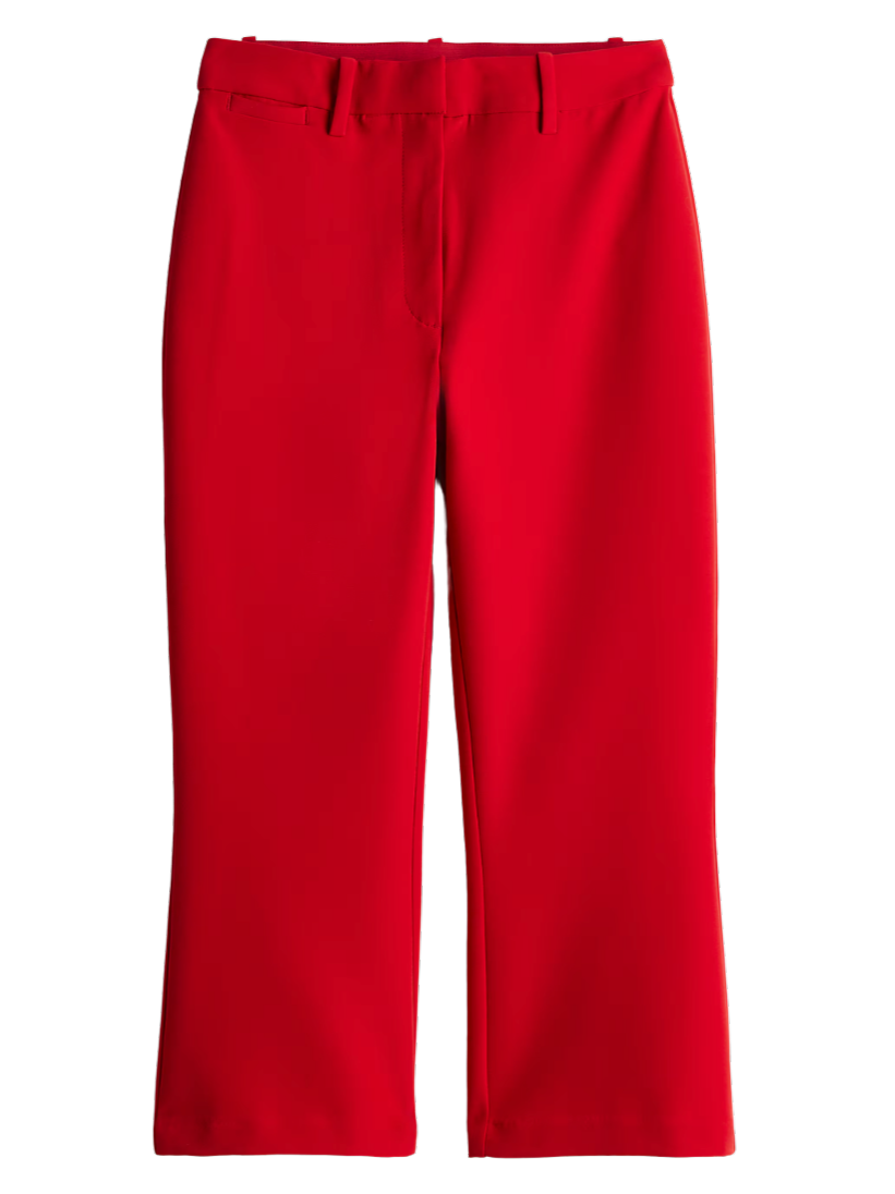 Elegant three -quarter trousers
