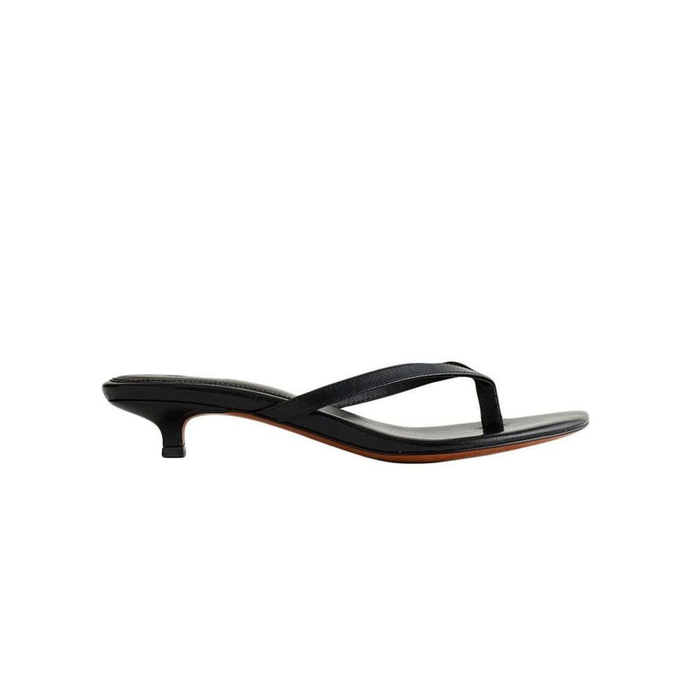 Chiara kitten heel thong sandals
