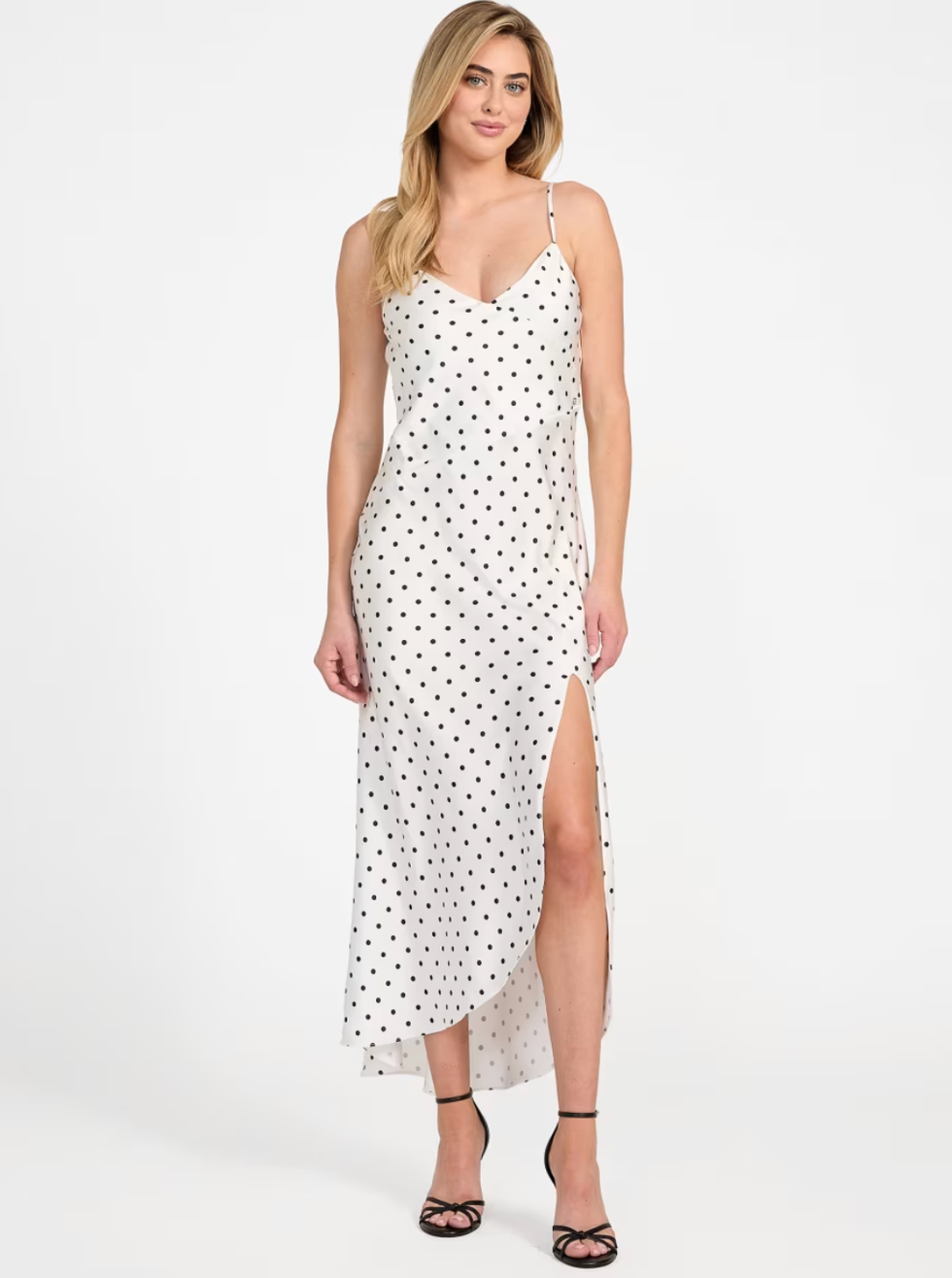Cemona Polka Dot Slip Dress