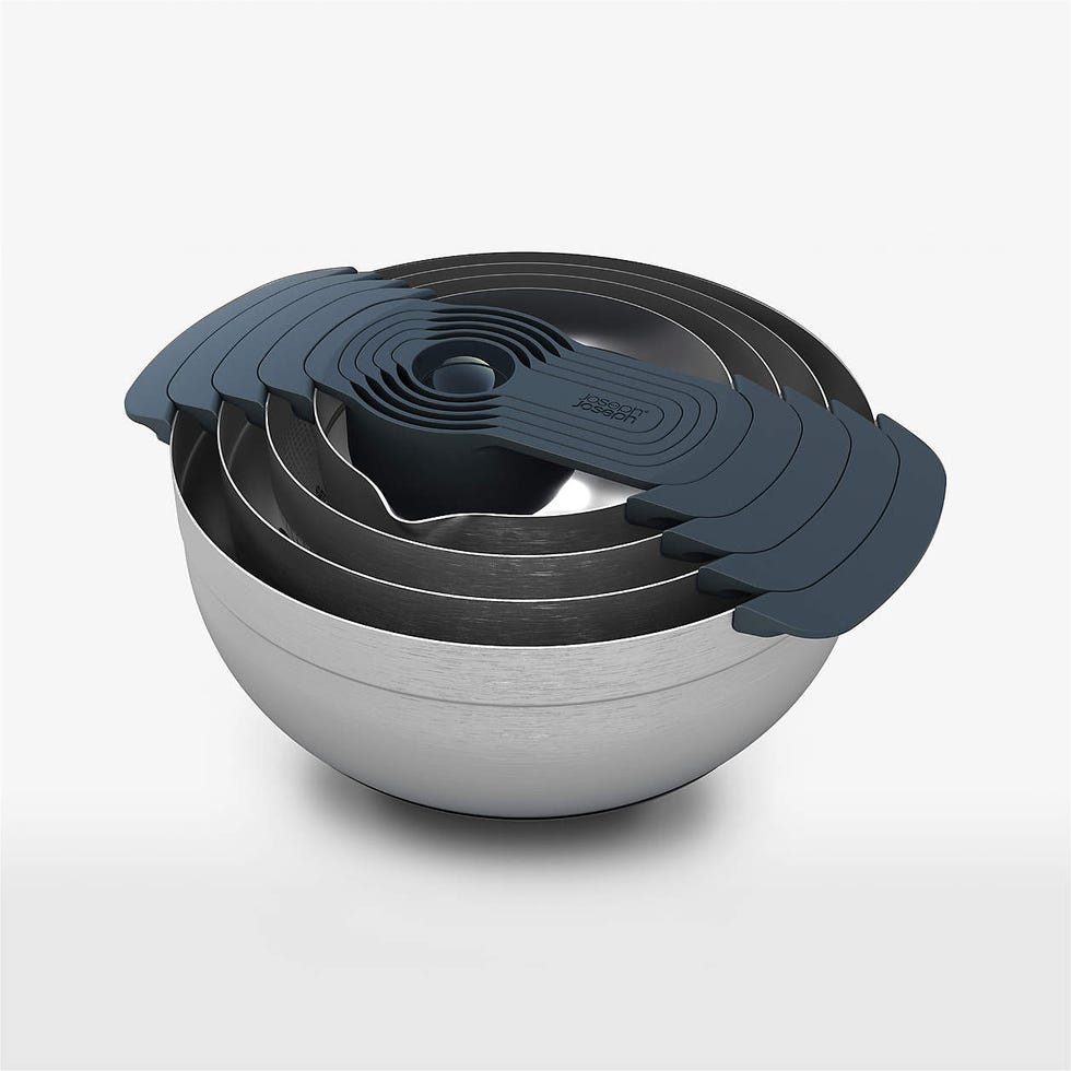 Nest Steel 9-Piece Stainless Steel Bowl Set