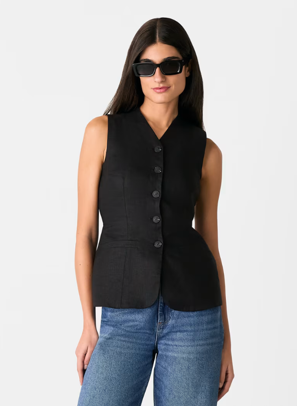 Molly linen waistcoat