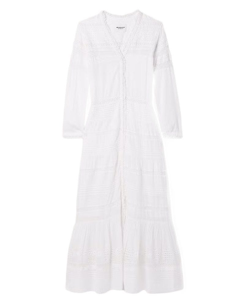 Daniva Broderie Anglaise Maxi Dress