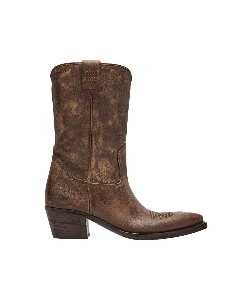 Campero Leather Cowboy Boots