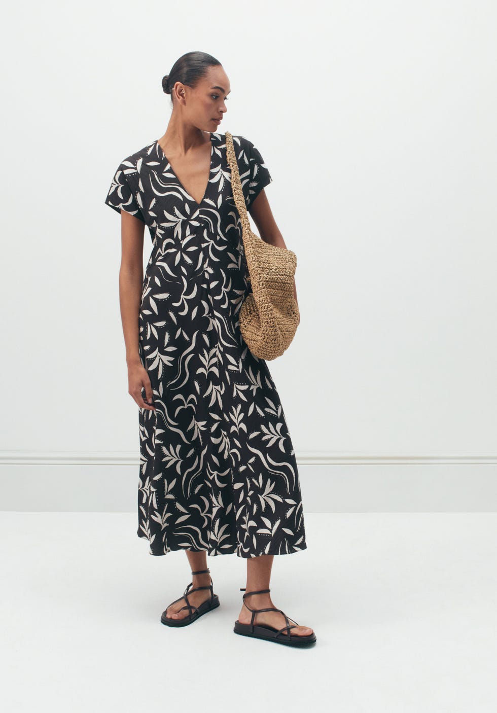 Grace Air Flow V-Neck Maxi Dress