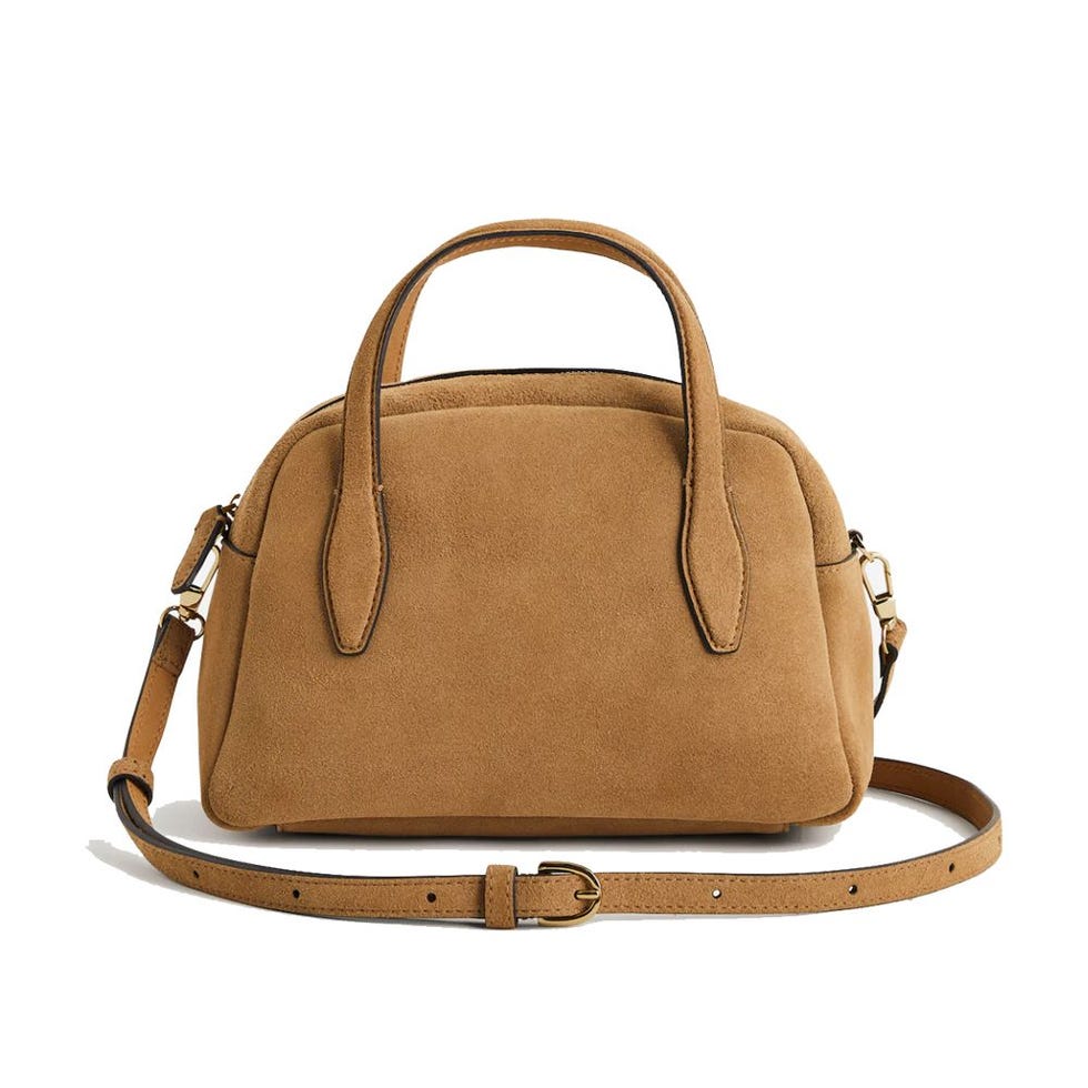 Medium Crossbody Bag in Suede
