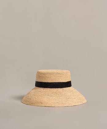 Crochet Raffia Sun Hat