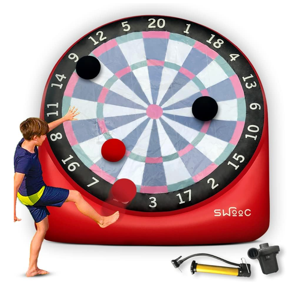 This 6-Foot Inflatable Takes Lawn Darts to a Whole New Level