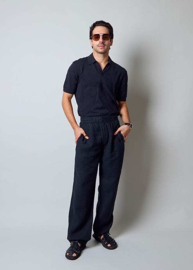 Relaxed Linen Leisure Pants