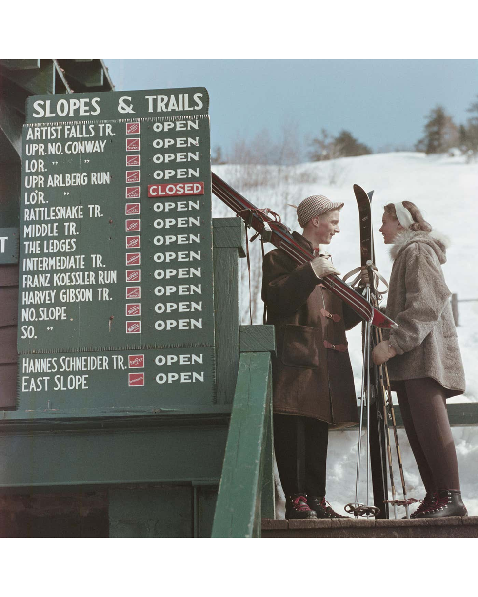 'Cranmore, Encostas e Trilhas' 1955