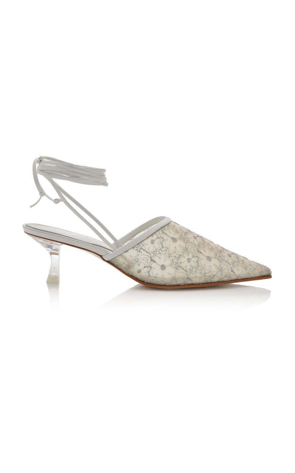 Riviera Bit Convertible Floral-Mesh Mules