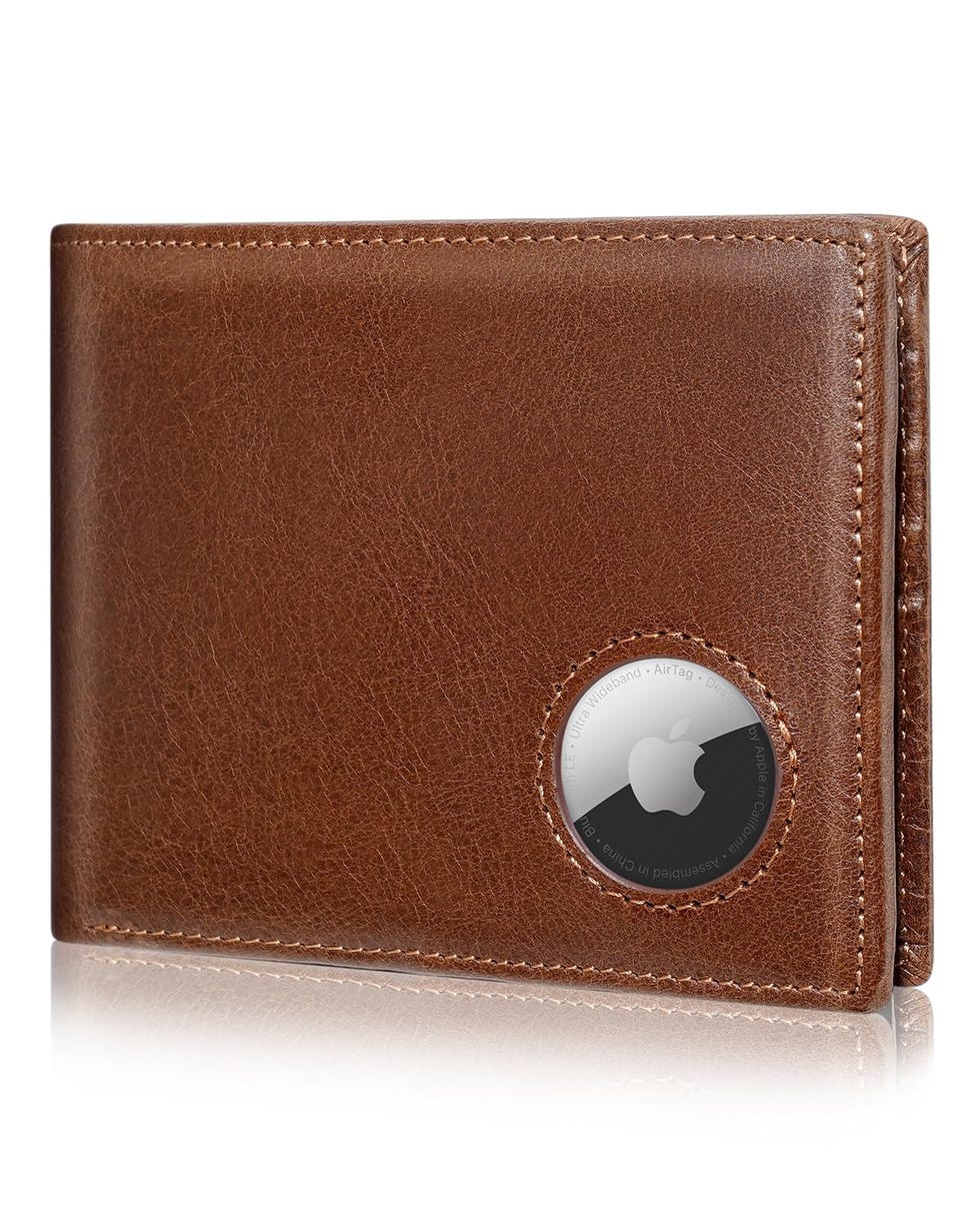 AirTag Wallet Genuine Leather 