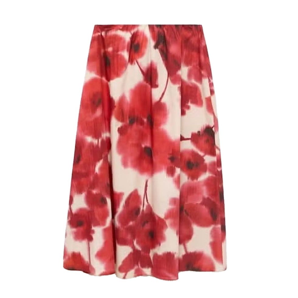 Floral Midi Skirt