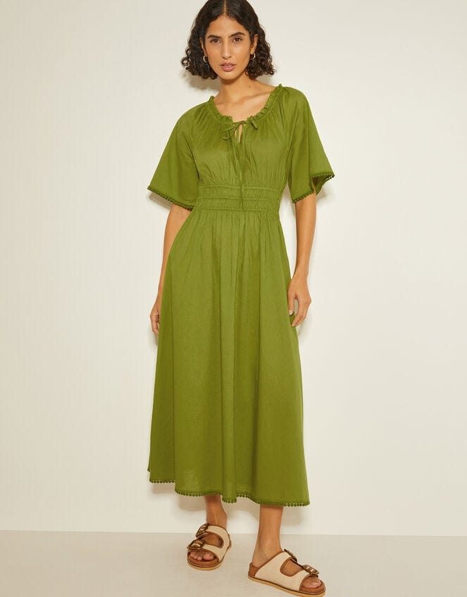 Nora Short Sleeve Cotton Dress