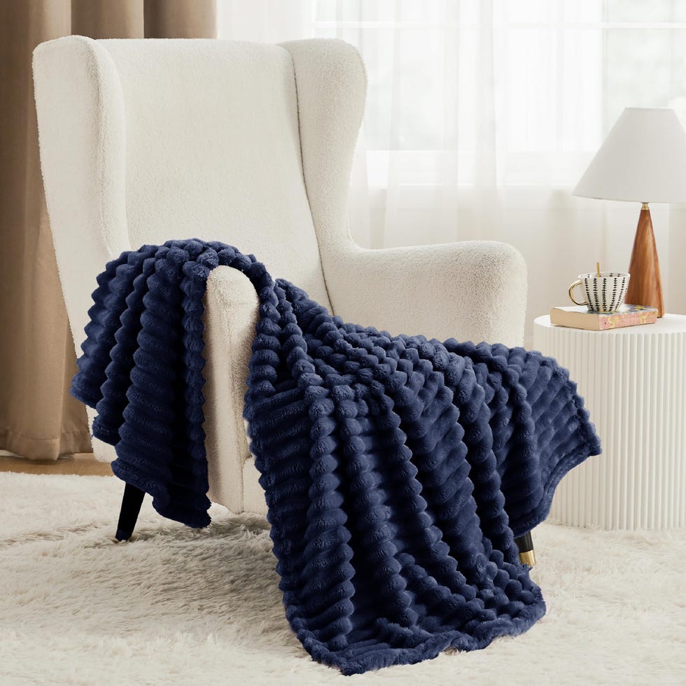 Blue Fleece Blanket 
