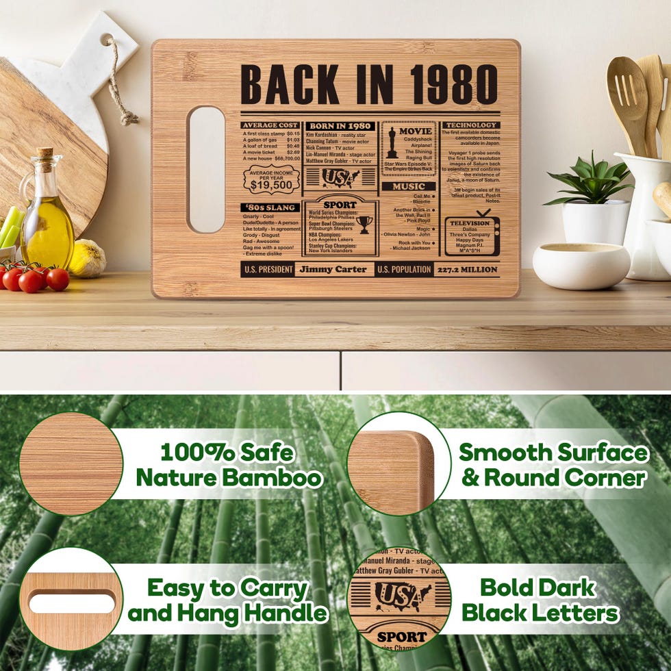 45 Years Ago Cutting Board