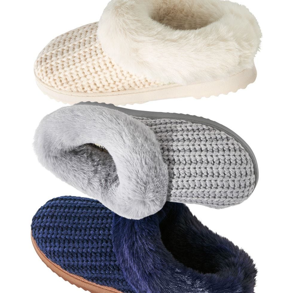 Hannah Chenille Knit Clog Slipper