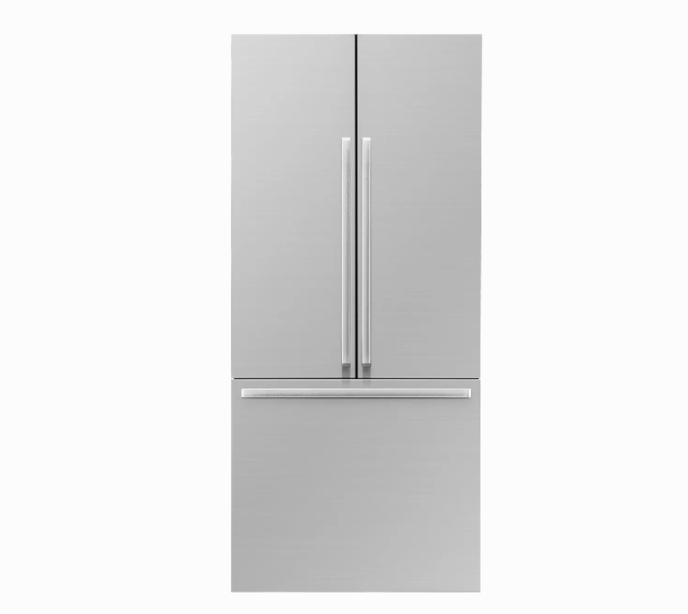 Transitional 36-Inch Built-In French Door Refrigerator