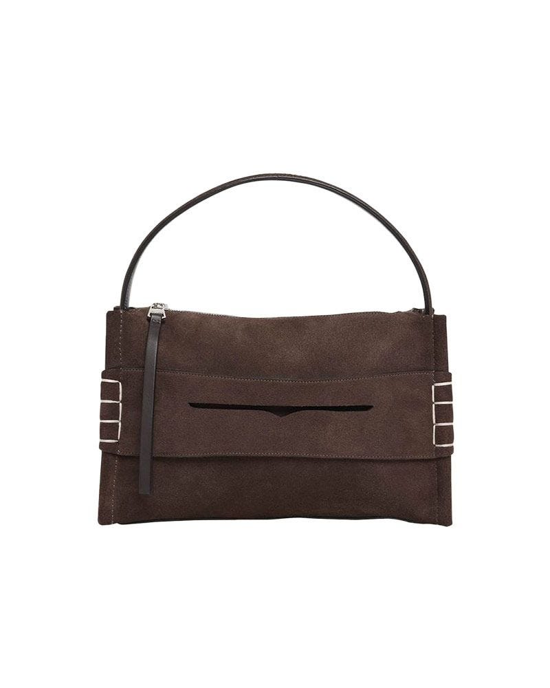 Loafer Suede Crossbody Bag