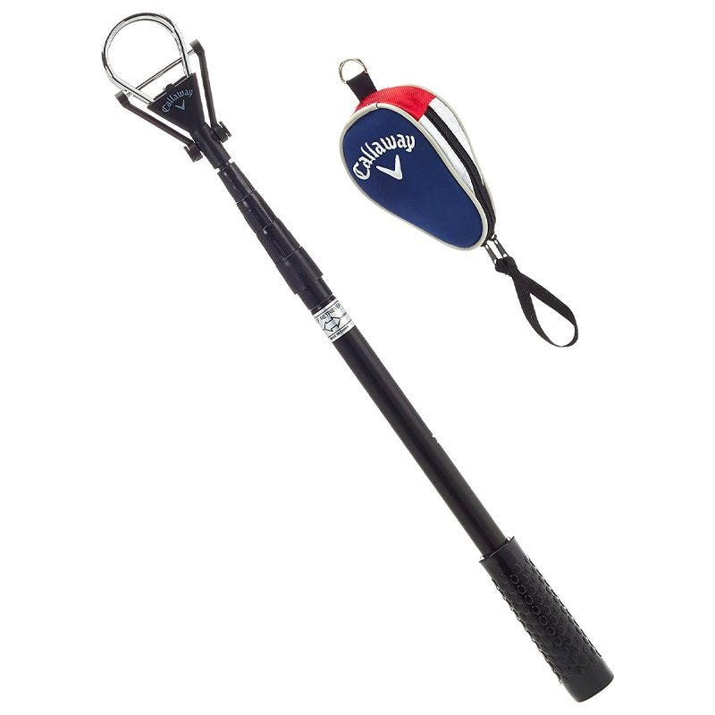 Recuperador telescópico de pelotas de golf para agua