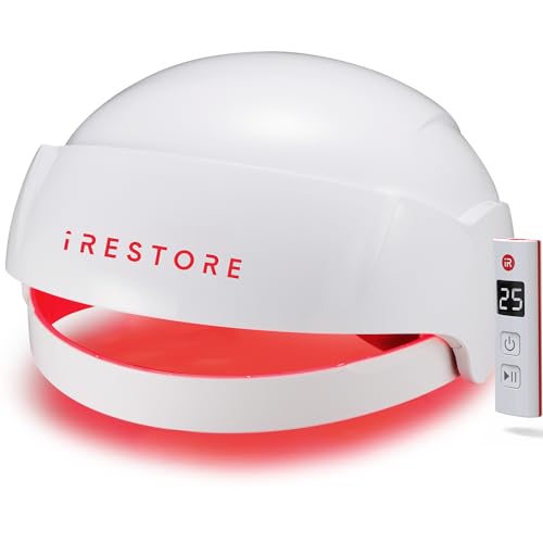 iRestore Essential Laser Hair Growth System - FDA Cleared Hair Loss Treatments for Men & Women & Hair Growth Products for Men with Thinning Hair, Hair Regrowth Treatments Laser Cap, Red Light Therapy iRestore Essential Laser Hair Growth System - FDA Cleared Hair Loss Treatments for Men & Women & Hair Growth Products for Men with Thinning Hair, Hair Regrowth Treatments Laser Cap, Red Light Therapy