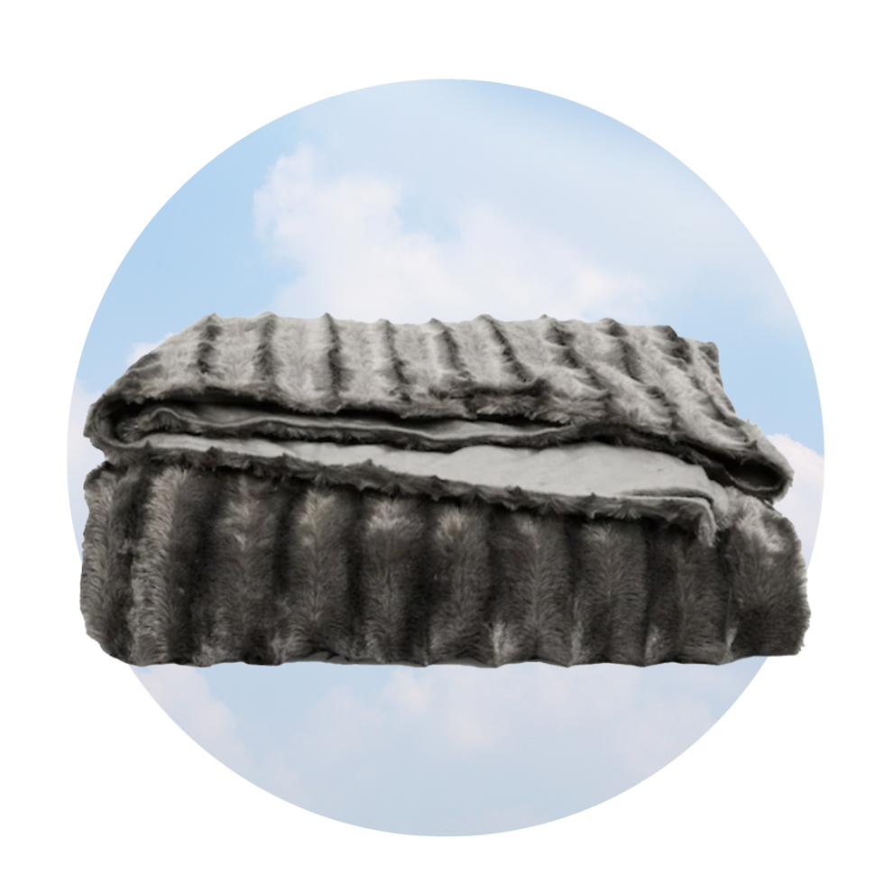 Faux Fur Weighted Blanket - 4.5kg