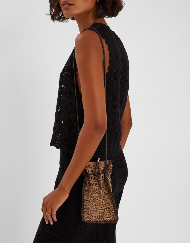 Raffia Phone Bag