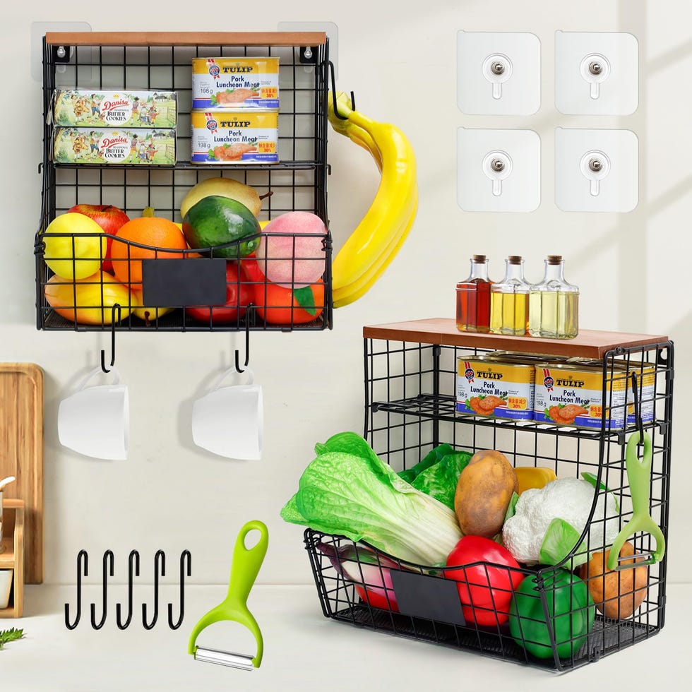 Frutero de pared para la cocina
