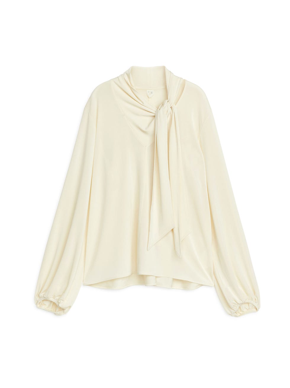 Scarf-Collar Blouse