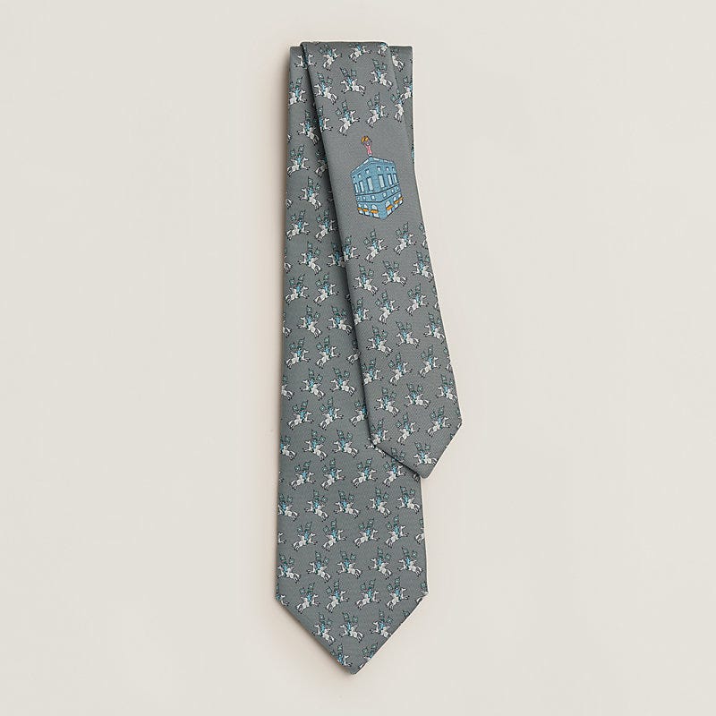 Sur les Toits d'Hermès Tie Sur les Toits d'Hermès Tie