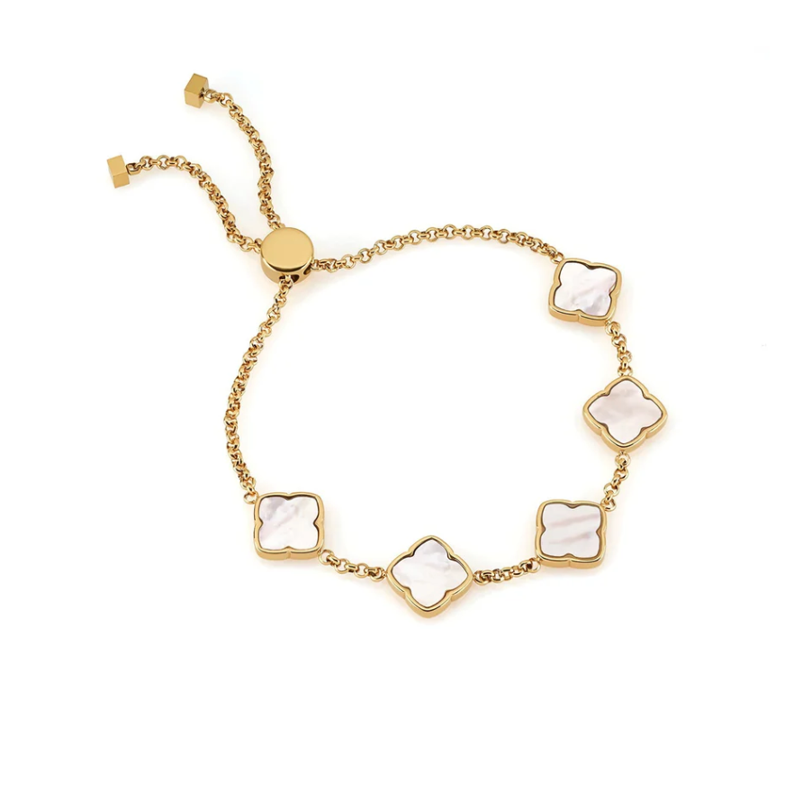 Clover pearl bracelet