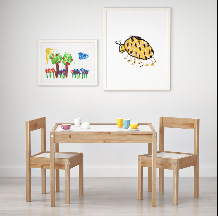 LÄTT Children's Table and 2 Chairs