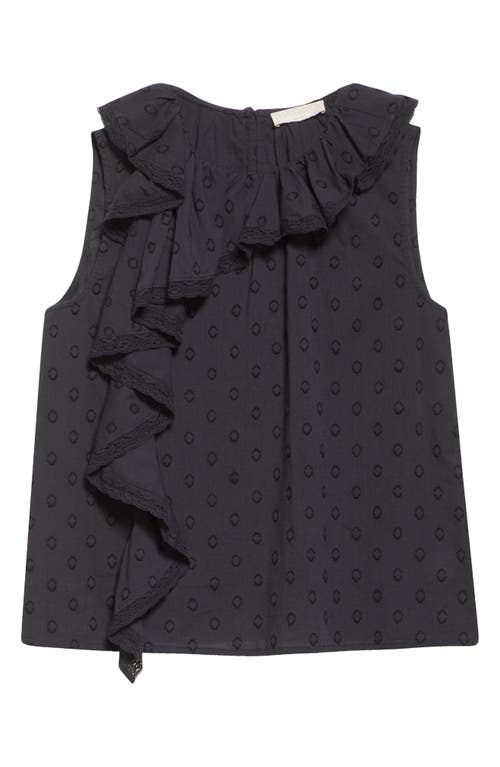 Thalia Ruffle Sleeveless Top
