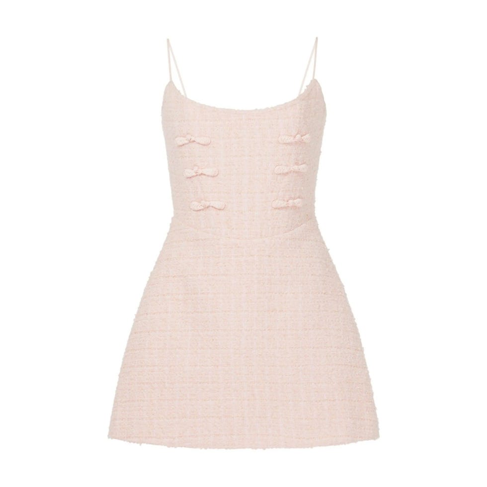 Andi Metallic Tweed Cocktail Minidress