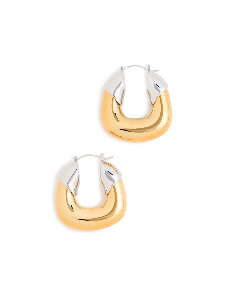 Hoops In Mixed Metal