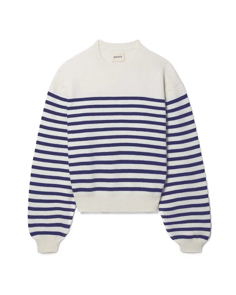 Viola Striped Cashmere Sweater