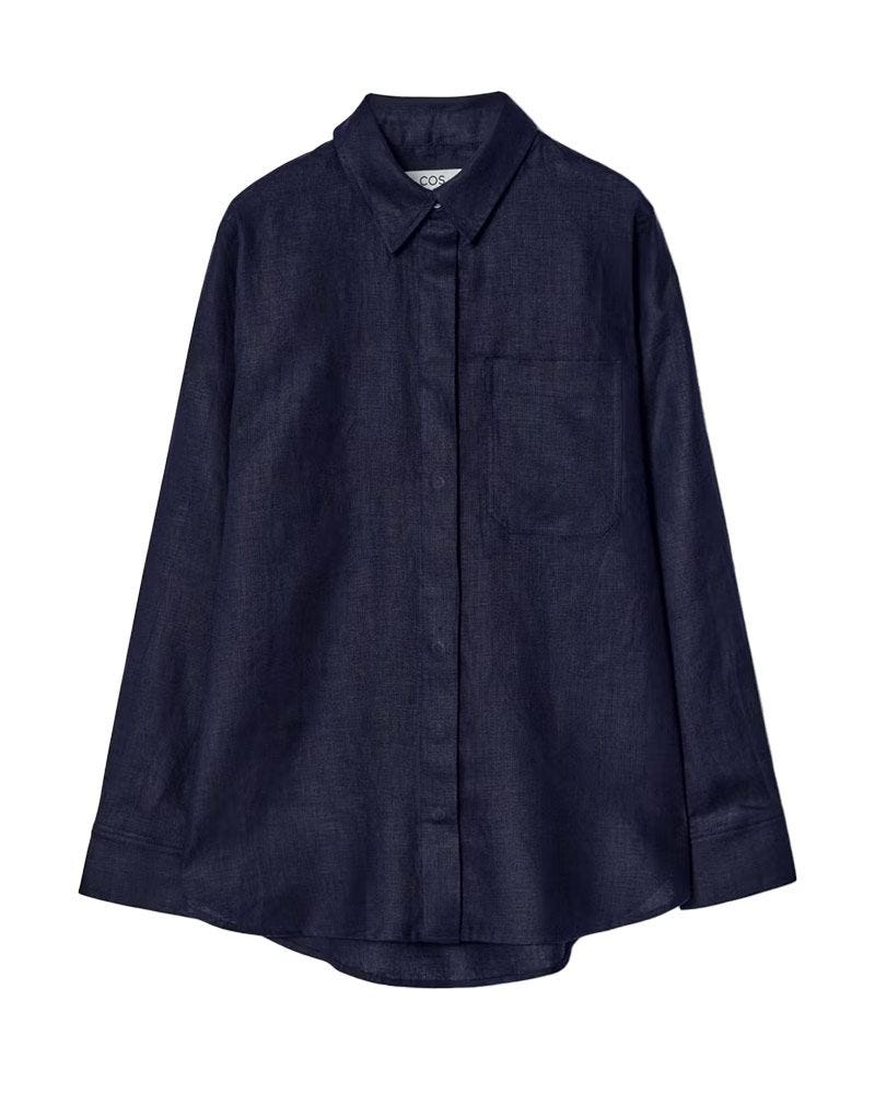 Oversized Linen Shirt