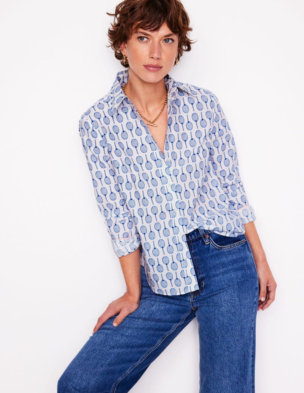 Sienna Cotton Shirt Ivory