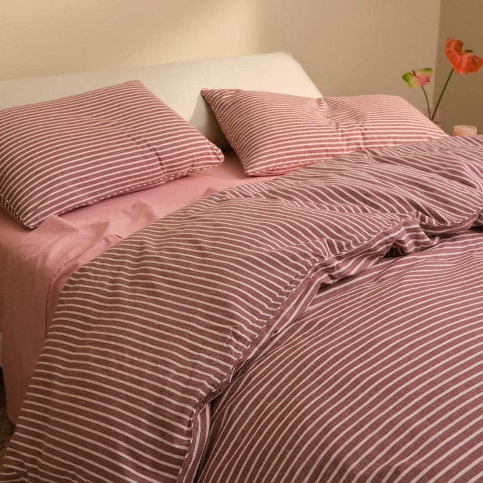 Leo Washed Cotton Pia Stripe, from £49