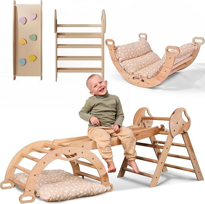 5-in-1 Indoor Climbing Frame for Toddlers
