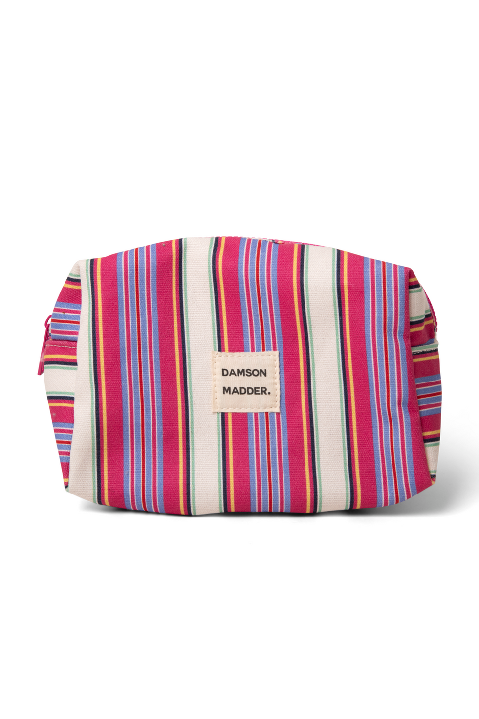 Pink Stripe Makeup Bag