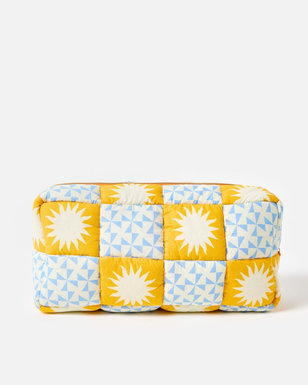 Long Sun Tile Padded Wash Bag