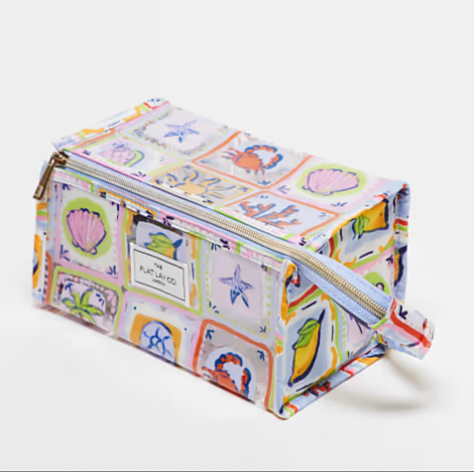 The Flat Lay Co. x ASOS Exclusive Jelly Makeup Box Bag
